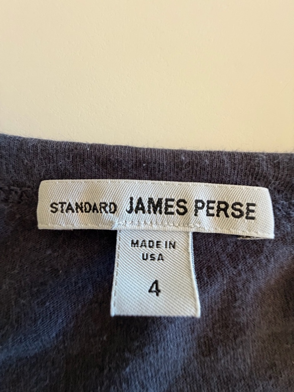 James Perse short-sleeve Crew Neck T-shirt, Navy, Soft Comfort, Men’s Sz XL - Picture 5 of 12